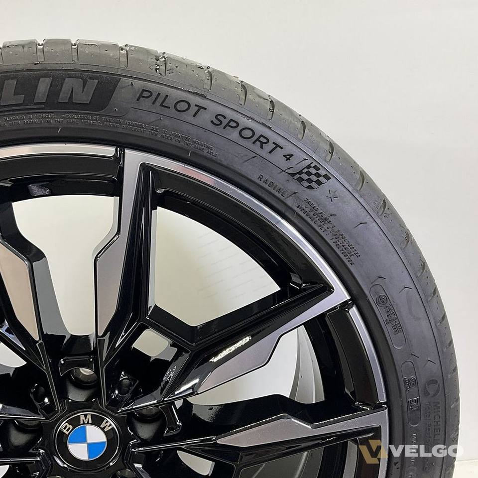 NIEUW BMW 4 SERIE I4 G26 BREEDSET VELGEN + ZOMERBANDEN 19 INCH ORIG. 861M * — foto 4