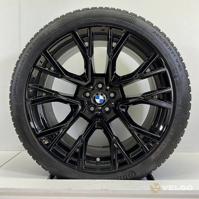 BMW X5 M F95 X6 M F96 BREEDSET VELGEN + WINTERBANDEN 22 INCH 21 INCH ORIG. 809M — foto 2