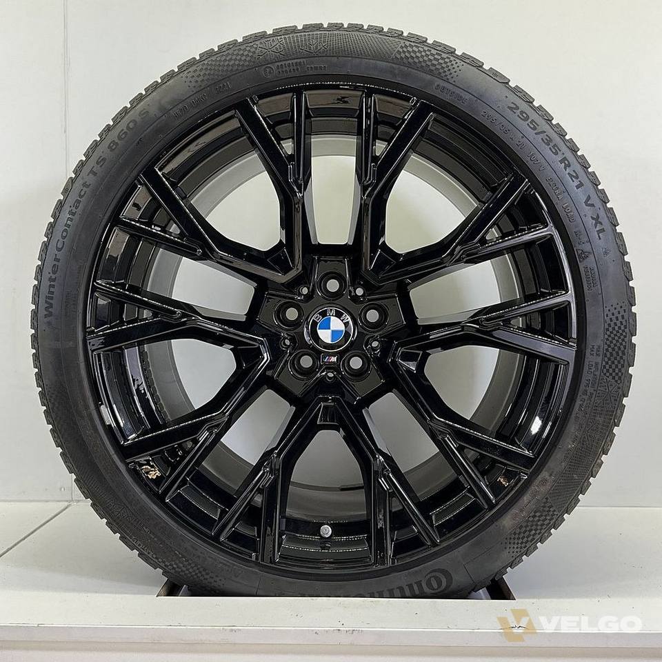 BMW X5 M F95 X6 M F96 BREEDSET VELGEN + WINTERBANDEN 22 INCH 21 INCH ORIG. 809M — foto 2