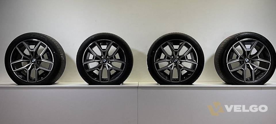 BMW 5 SERIE G60 I5 G60 SET VELGEN + ZOMERBANDEN 19 INCH ORIG. 936M * — foto 5