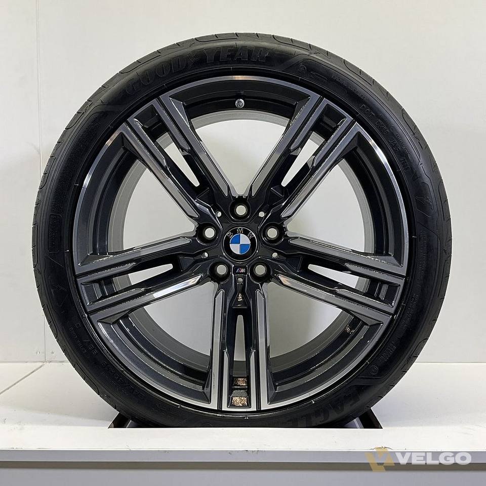BMW 5 SERIE G30 G31 8 SERIE G14 G15 G16 BREEDSET VELGEN + ZOMERBANDEN 19 INCH ORIG. 727M — foto 1