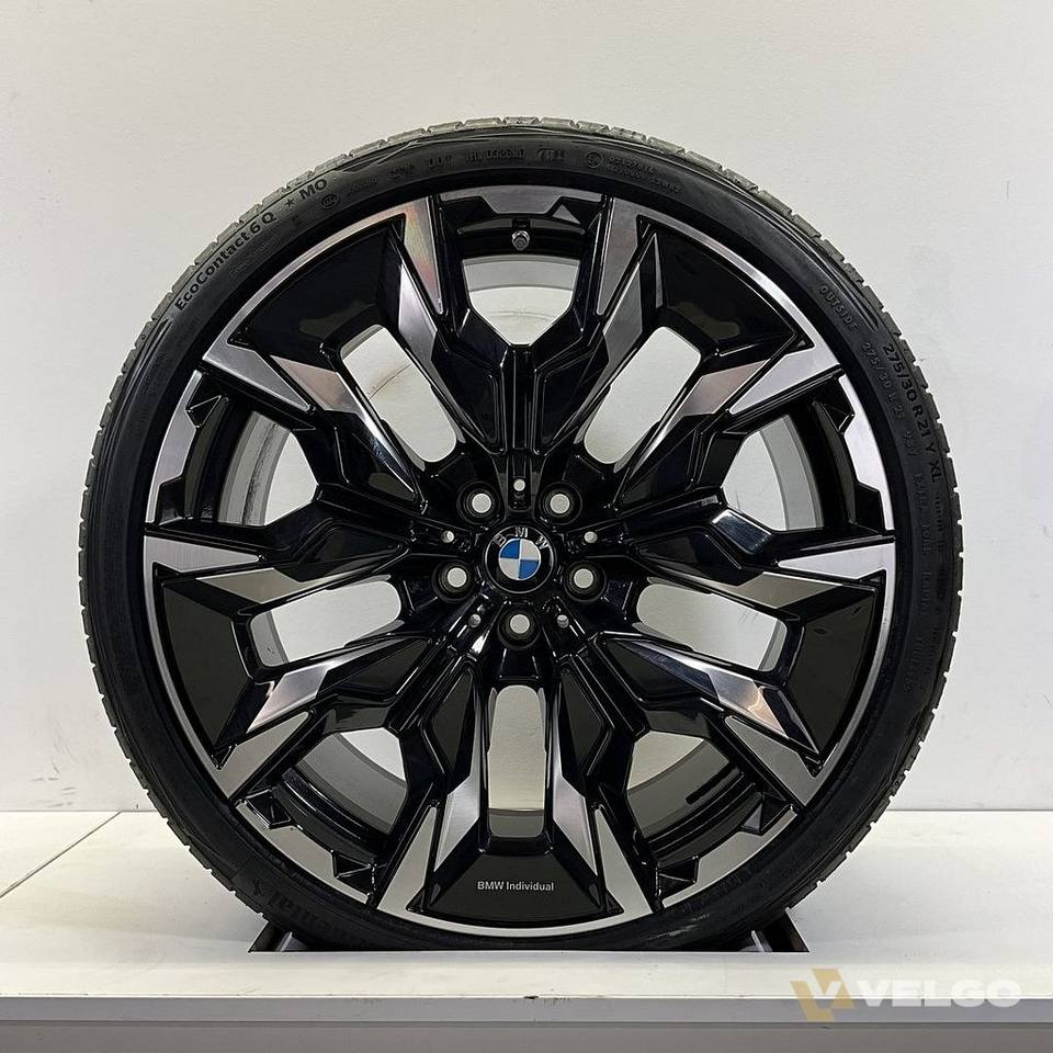 NIEUW BMW 5 SERIE G60 G61 BREEDSET VELGEN + ZOMERBANDEN 21 INCH ORIG. 954I — foto 6