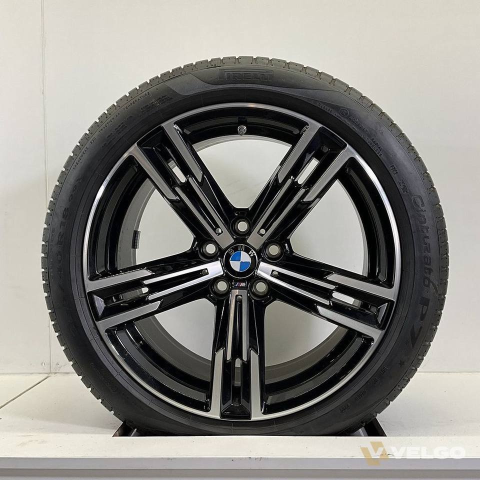 BMW 2, 3 EN 4 SERIE BREEDSET VELGEN + ZOMERBANDEN 18 INCH ORIG. 848M * — foto 1