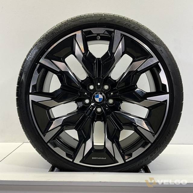 BMW 5 SERIE G60 G61 BREEDSET VELGEN + ZOMERBANDEN 21 INCH ORIG. 954I — foto 6