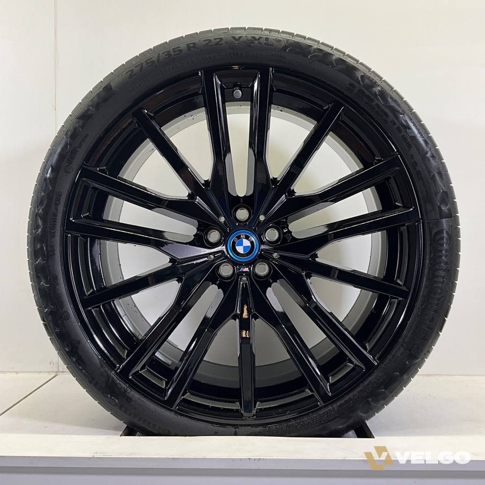 BMW X5 G05 X6 G06 BREEDSET VELGEN + ZOMERBANDEN 22 INCH ORIG. 742M — foto 1