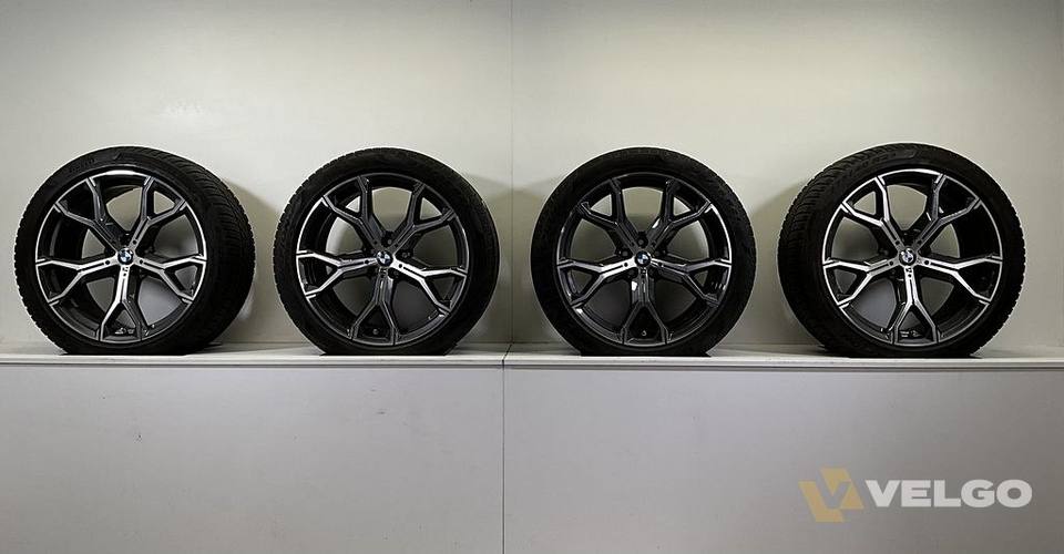 BMW X5 G05 X6 G06 BREEDSET VELGEN + WINTERBANDEN 21 INCH ORIG. 741M — foto 10