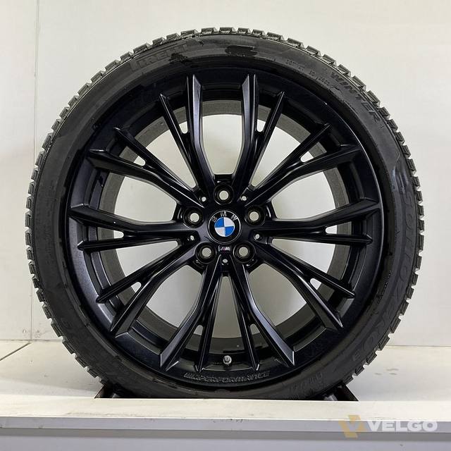 BMW 5 SERIE G30 G31 8 SERIE G14 G15 G16 BREEDSET VELGEN + WINTERBANDEN 19 INCH ORIG. 786M — foto 1