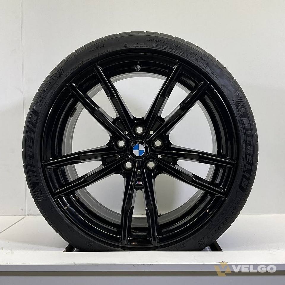 BMW 2 3 4 SERIE G20 G21 G22 G23 G42 BREEDSET VELGEN + ZOMERBANDEN 19 INCH ORIG. 791M * — foto 1