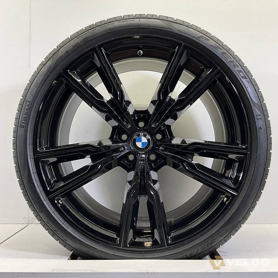 BMW X5 G05 X6 G06 BREEDSET VELGEN + ZOMERBANDEN 22 INCH ORIG. 747M — foto 3