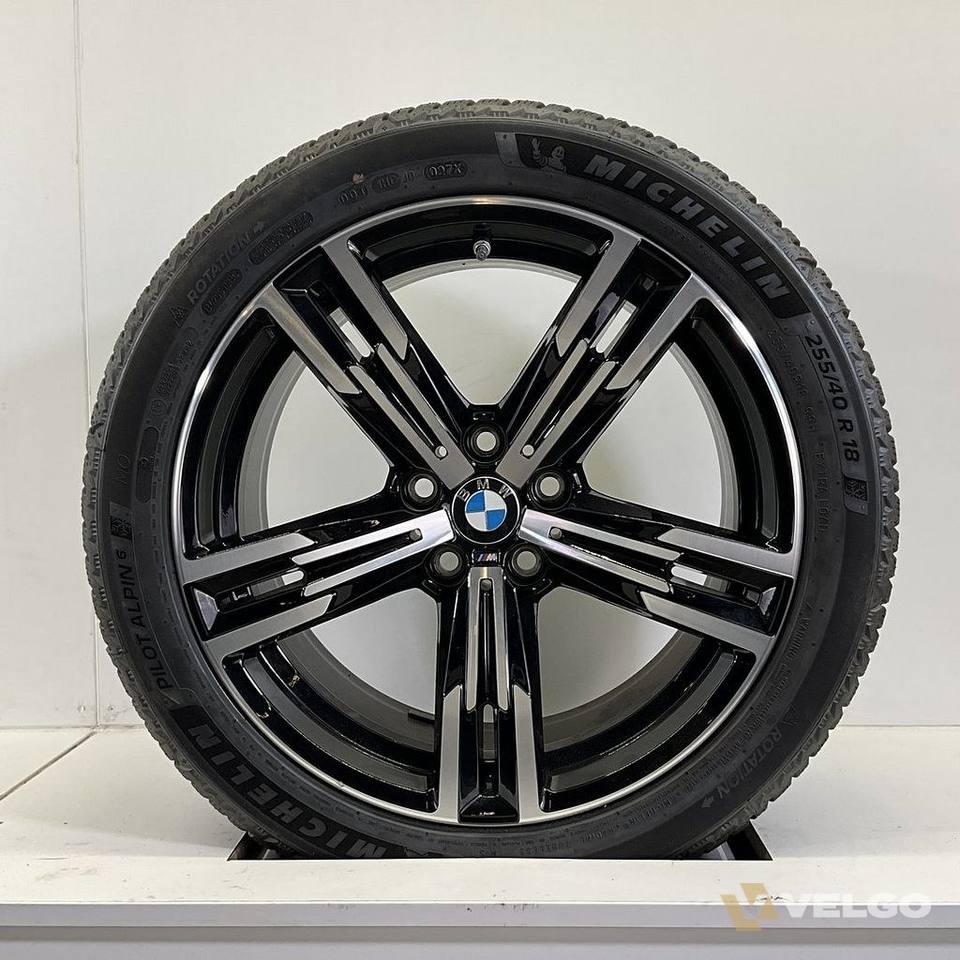 NIEUW BMW 2, 3 EN 4 SERIE BREEDSET VELGEN + WINTERBANDEN 18 INCH ORIG. 848M * — foto 4