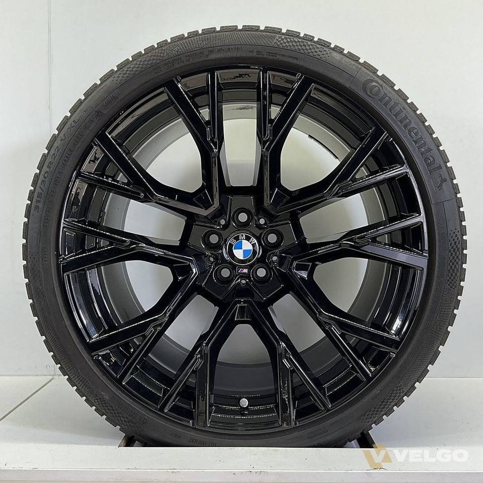 BMW X5 M F95 X6 M F96 BREEDSET VELGEN + WINTERBANDEN 22 INCH 21 INCH ORIG. 809M — foto 5