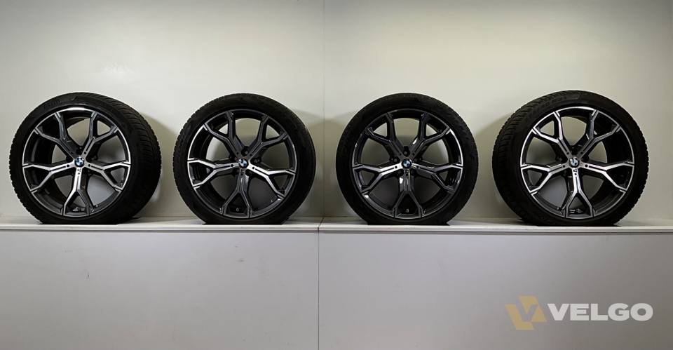 BMW X5 G05 X6 G06 BREEDSET VELGEN + WINTERBANDEN 21 INCH ORIG. 741M — foto 10