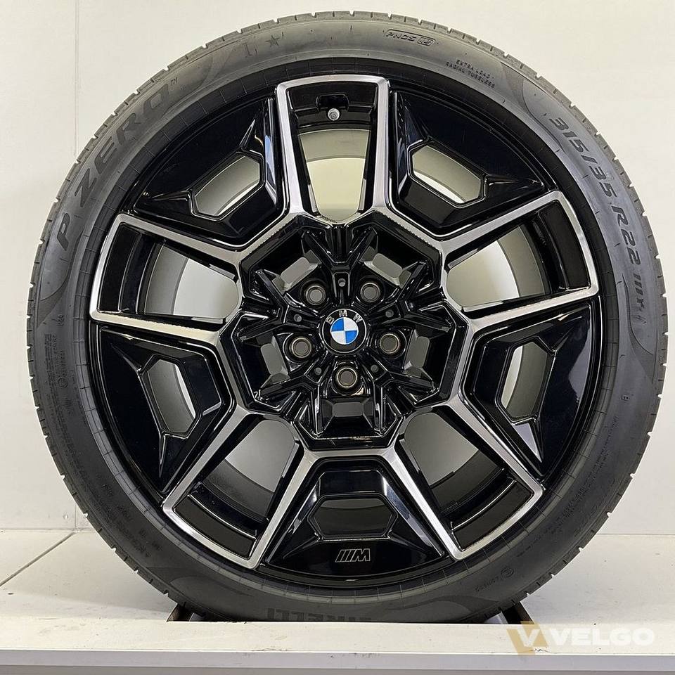 BMW XM BREEDSET VELGEN + ZOMERBANDEN 22 INCH ORIG. 922M — foto 6
