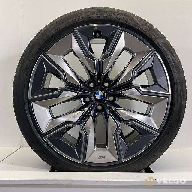 BMW 7 SERIE G70 I7 X3 G45 BREEDSET VELGEN + ZOMERBANDEN 21 INCH ORIG. 910i — foto 6
