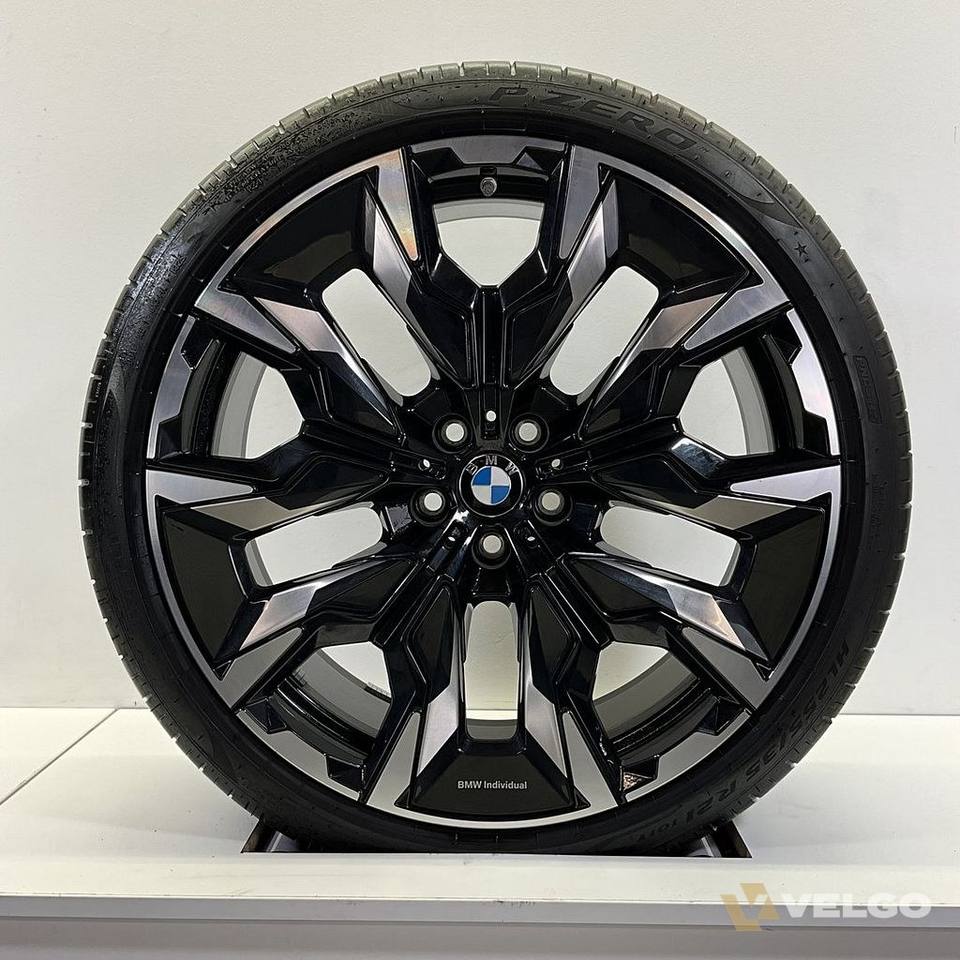 BMW 5 SERIE G60 G61 BREEDSET VELGEN + ZOMERBANDEN 21 INCH ORIG. 954I — foto 5