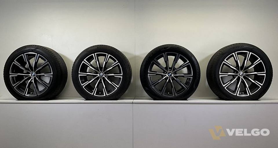 BMW X5 G05 EN X6 G06 BREEDSET VELGEN + ZOMERBANDEN 20 INCH ORIG. 740M — foto 10