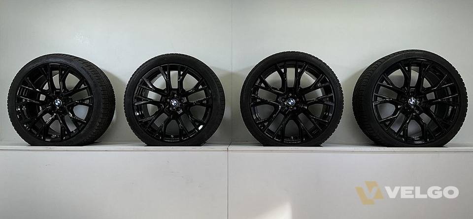 BMW X5 M F95 X6 M F96 BREEDSET VELGEN + WINTERBANDEN 22 INCH 21 INCH ORIG. 809M — foto 9
