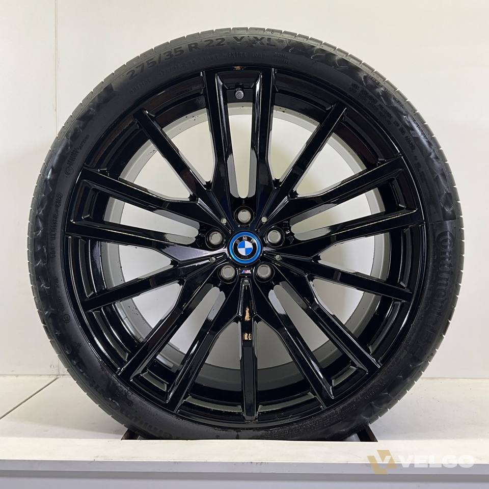 BMW X5 G05 X6 G06 BREEDSET VELGEN + ZOMERBANDEN 22 INCH 742M ORIG. — foto 1