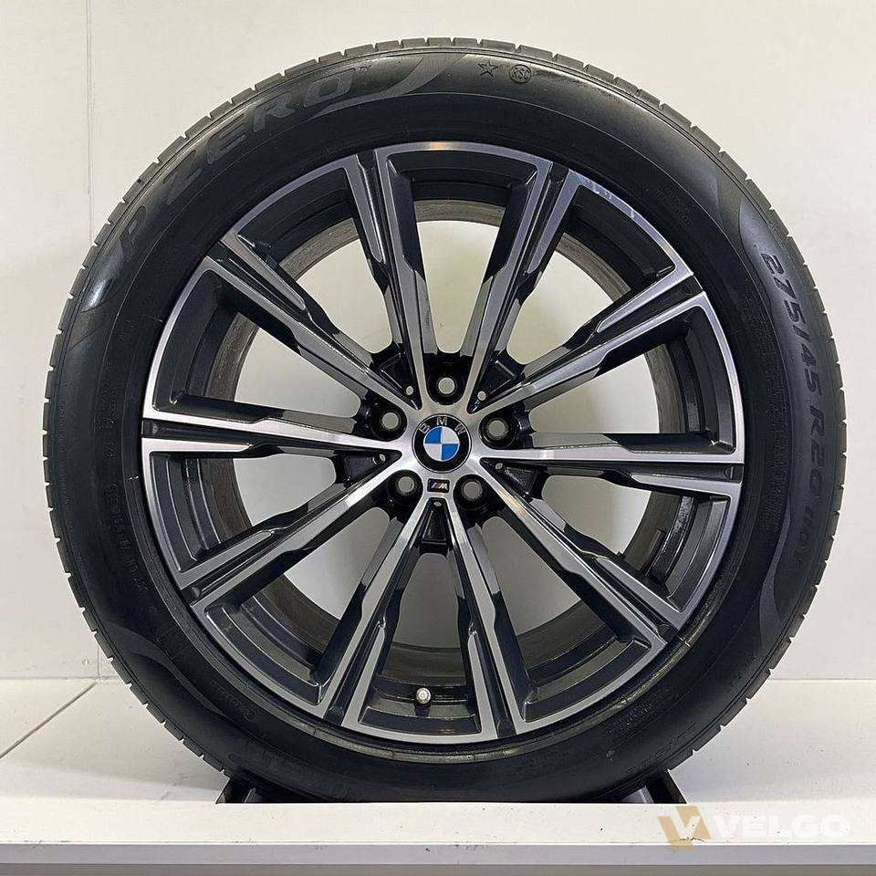 BMW X5 G05 EN X6 G06 BREEDSET VELGEN + ZOMERBANDEN 20 INCH ORIG. 740M — foto 7