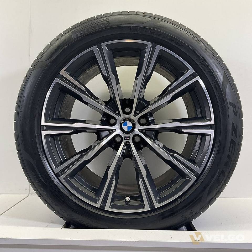 BMW X5 G05 EN X6 G06 BREEDSET VELGEN + ZOMERBANDEN 20 INCH ORIG. 740M — foto 1