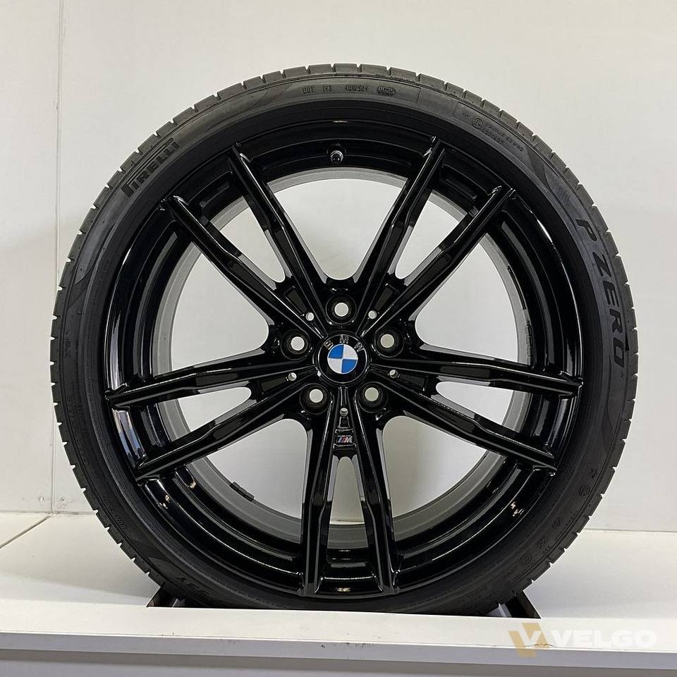 BMW 2 3 4 SERIE G20 G21 G22 G23 G42 BREEDSET VELGEN + ZOMERBANDEN 19 INCH ORIG. 791M * — foto 1