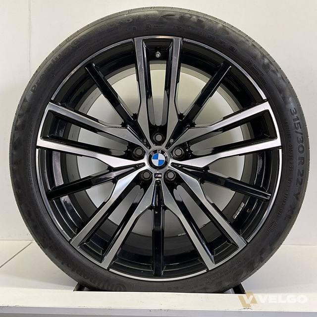 BMW X5 G05 X6 G06 BREEDSET VELGEN + ZOMERBANDEN 22 INCH ORIG. 742M — foto 7