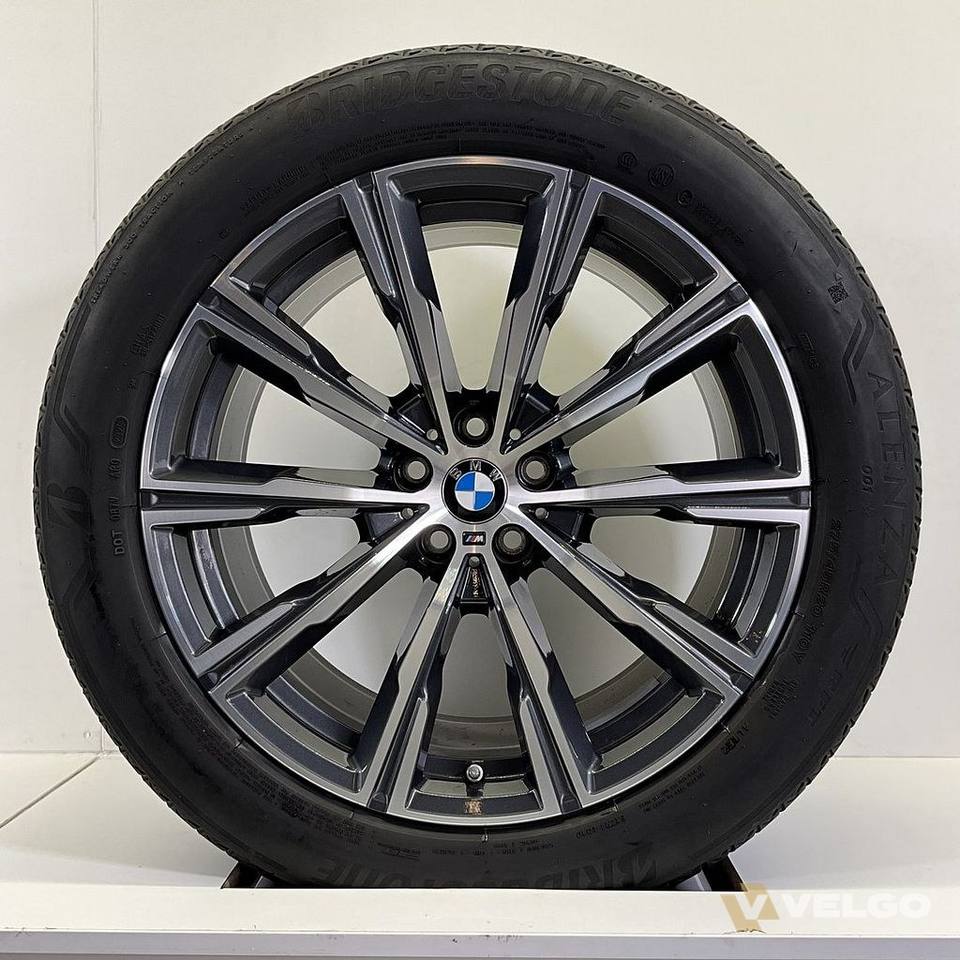 BMW X5 G05 EN X6 G06 BREEDSET VELGEN + ZOMERBANDEN 20 INCH ORIG. 740M * — foto 7