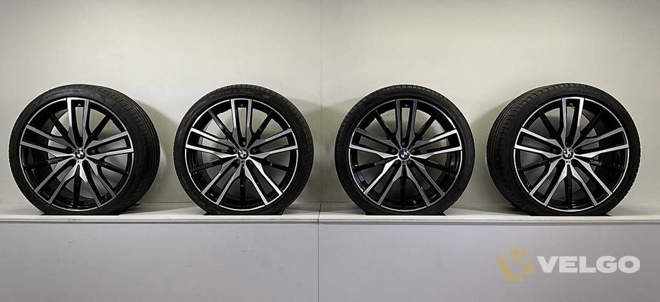 BMW X5 G05 X6 G06 BREEDSET VELGEN + ZOMERBANDEN 22 INCH ORIG. 742M — foto 10