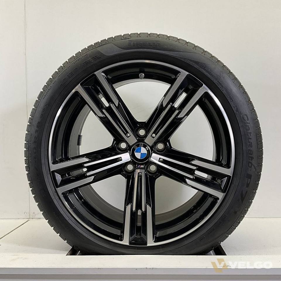 BMW 2, 3 EN 4 SERIE BREEDSET VELGEN + ZOMERBANDEN 18 INCH ORIG. 848M * — foto 2