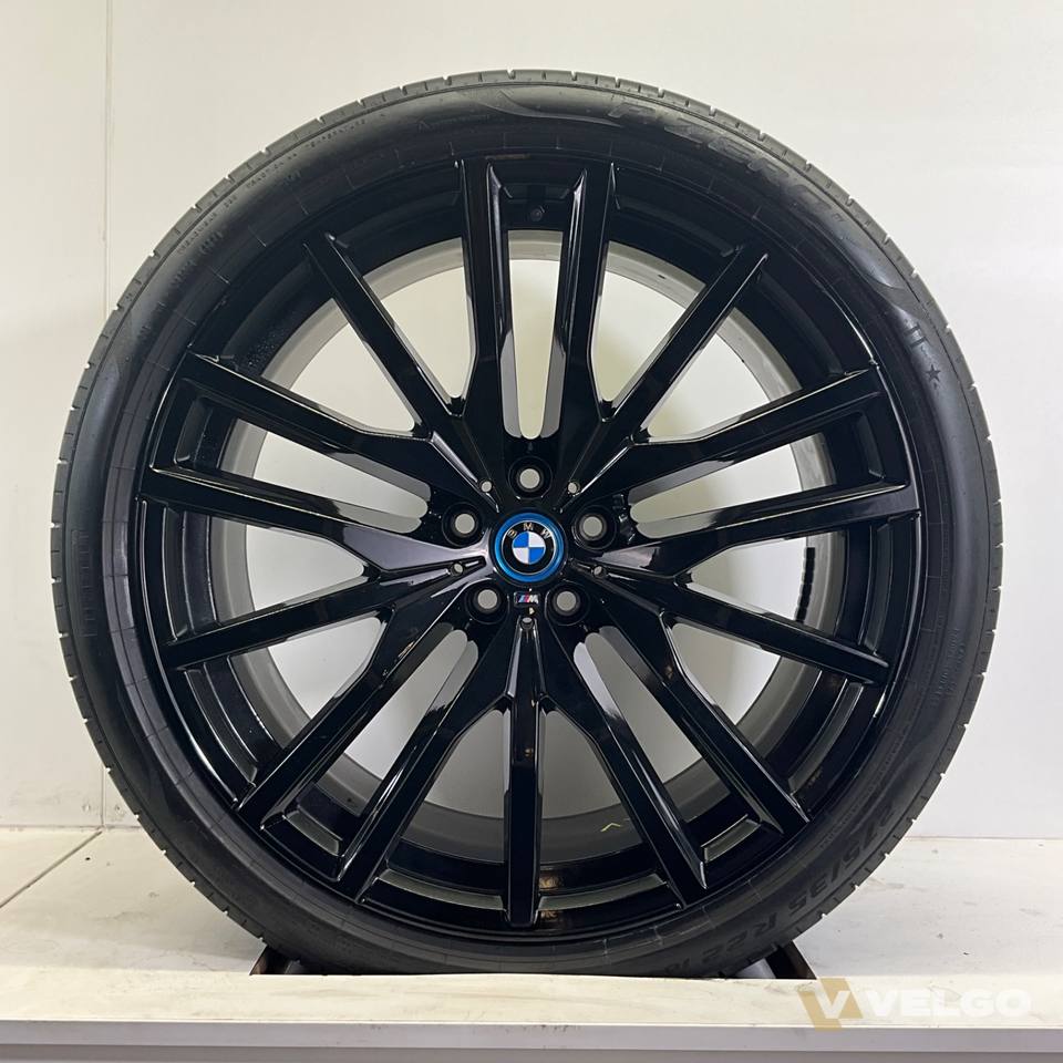 BMW X5 G05 X6 G06 BREEDSET VELGEN + ZOMERBANDEN 22 INCH ORIG. 742M — foto 2