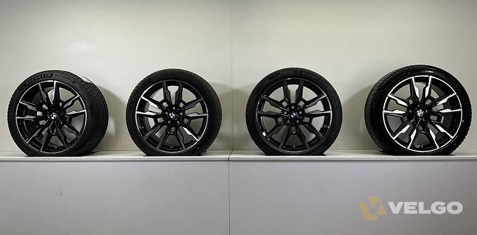 NIEUW BMW 4 SERIE I4 G26 BREEDSET VELGEN + ZOMERBANDEN 19 INCH ORIG. 861M * — foto 8