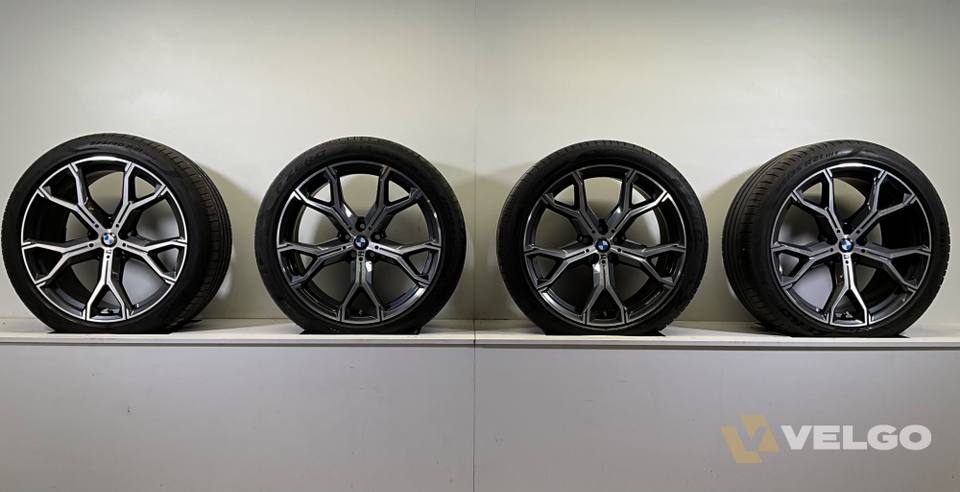 BMW X5 G05 X6 G06 BREEDSET VELGEN + WINTERBANDEN 21 INCH ORIG. 741M — foto 12
